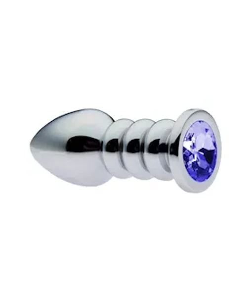 Kinki Ribbed Gemmed Butt Plug — image 4 of 6