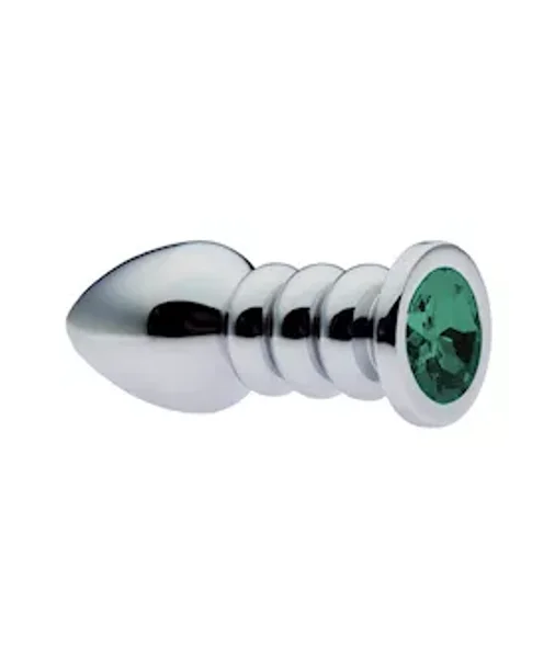 Kinki Ribbed Gemmed Butt Plug — image 6 of 6
