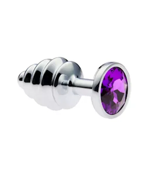 Kinki Ridged Jewelled Anal Plug — image 7 of 12