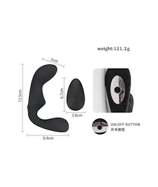 Kinki Abstract Prostate Vibrator With Remote — image 2 of 4