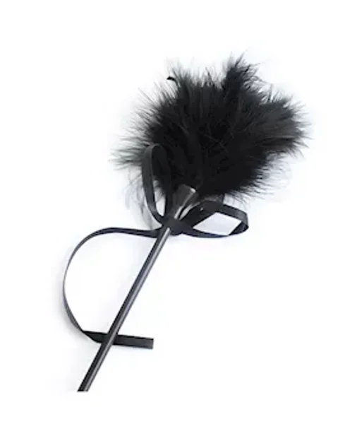 Kinki Laced Feather Crop With Tickler — image 2 of 3