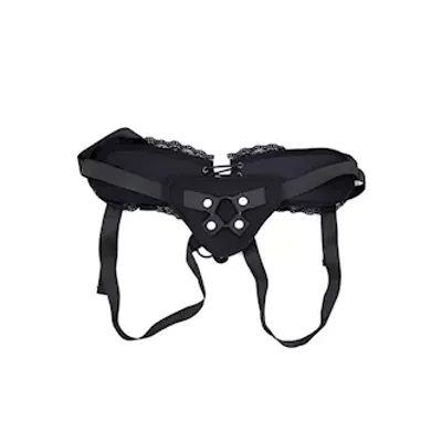 kinki laced strap on harness