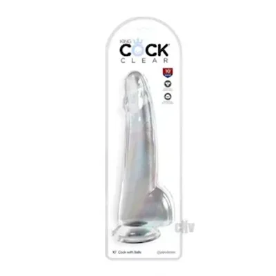 king cock clear 10 cock with balls