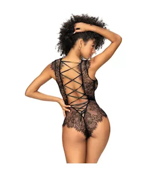 Mabel Lace-up Bodysuit — image 4 of 6