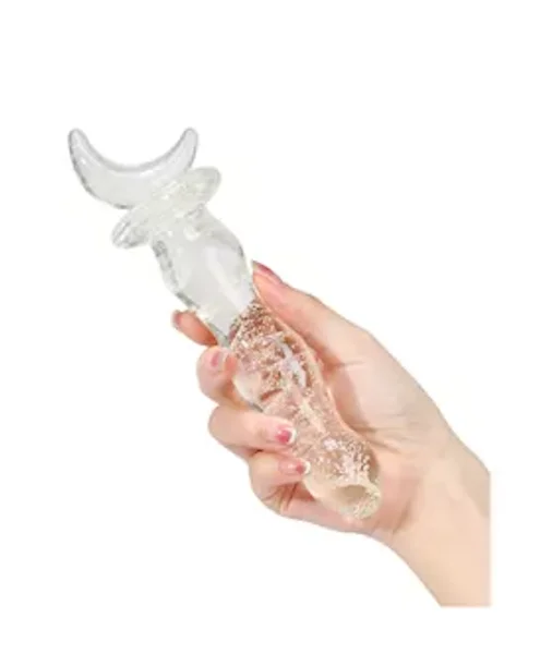 Lucent Glow In The Dark Crescent Glass Massager — image 5 of 5