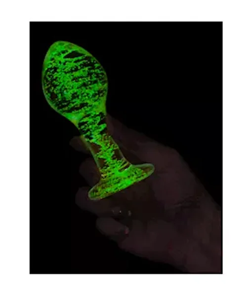 Lucent Glow In The Dark Globe Glass Butt Plug — image 4 of 25