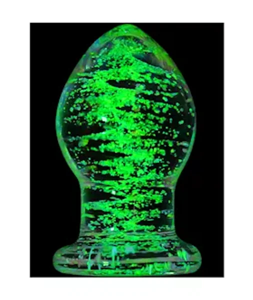 Lucent Glow In The Dark Globe Glass Butt Plug — image 12 of 25