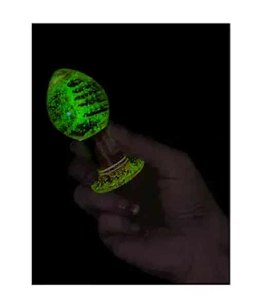 Lucent Glow In The Dark Globe Glass Butt Plug — image 9 of 25
