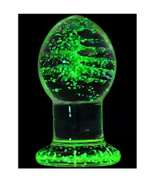 Lucent Glow In The Dark Globe Glass Butt Plug — image 22 of 25