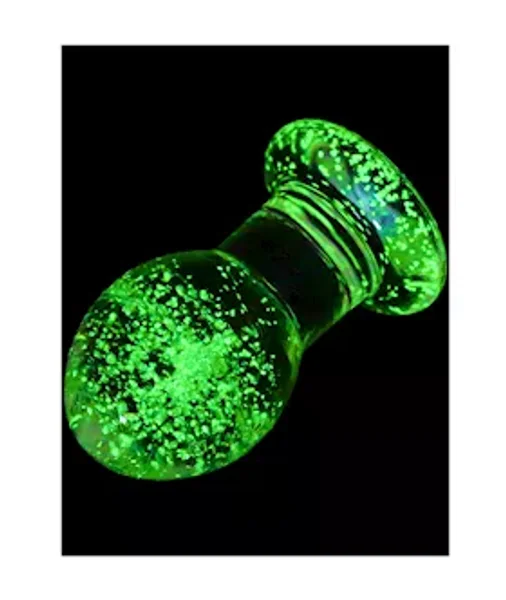 Lucent Glow In The Dark Globe Glass Butt Plug — image 23 of 25