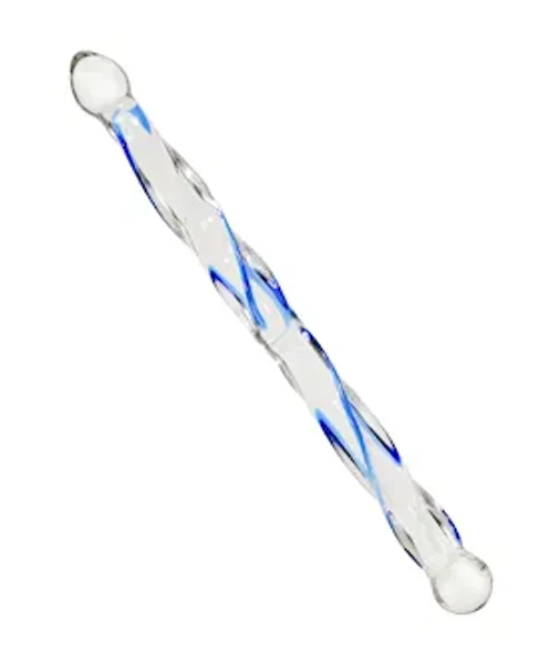 Lucent Winding Giant Glass Wand — image 2 of 4