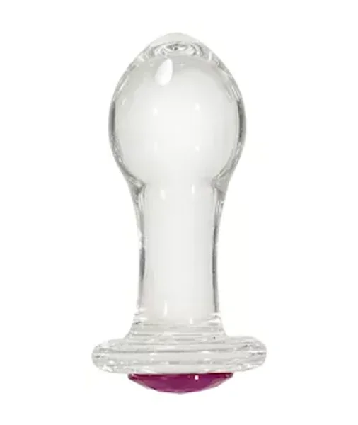 Lucent Jewelled Glass Butt Plug — image 2 of 5