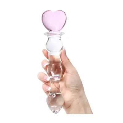 lucent heartfelt glass massager