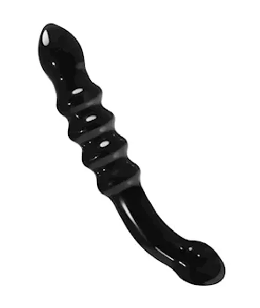 Lucent Ribbed Glass Wand — image 2 of 5