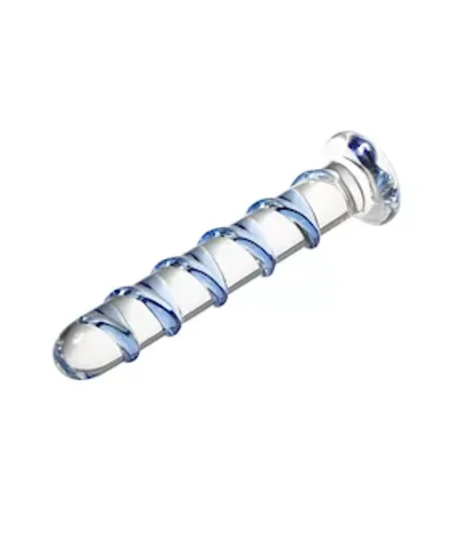 Lucent Spiral Glass Dildo — image 3 of 5