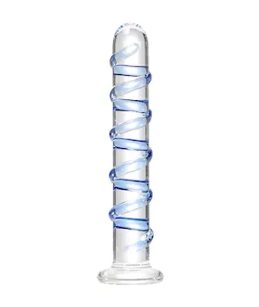 Lucent Spiral Glass Dildo — image 2 of 5