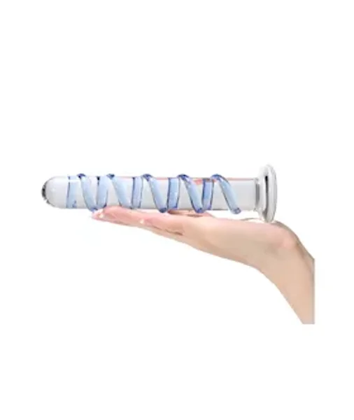 Lucent Spiral Glass Dildo — image 5 of 5