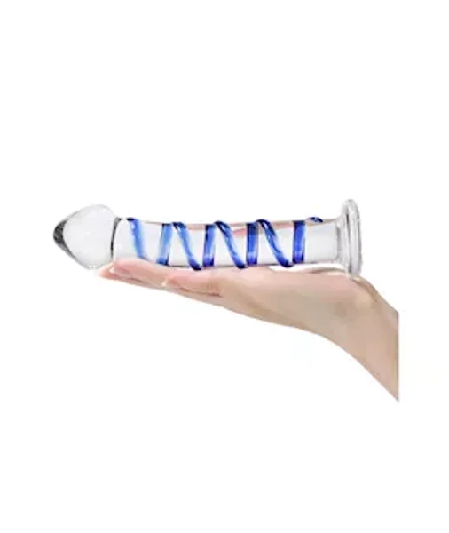 Lucent Winding Glass Dildo — image 5 of 10