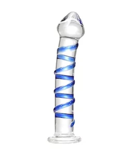 Lucent Winding Glass Dildo — image 2 of 10