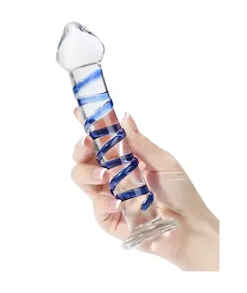 Lucent Winding Glass Dildo — image 4 of 10
