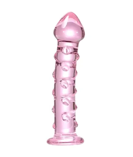 Lucent Spotted Glass Dildo — image 2 of 5