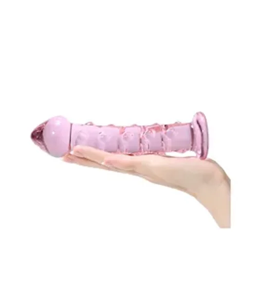 Lucent Spotted Glass Dildo — image 5 of 5