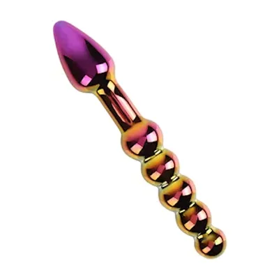 lucent pink gold anal beads