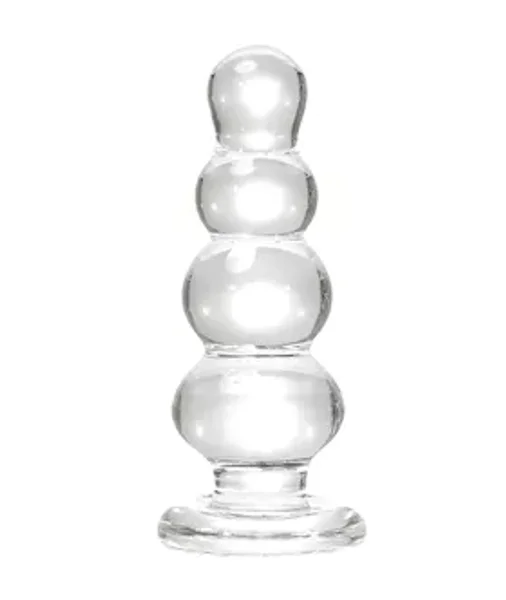 Lucent Beaded Glass Butt Plug — image 2 of 5