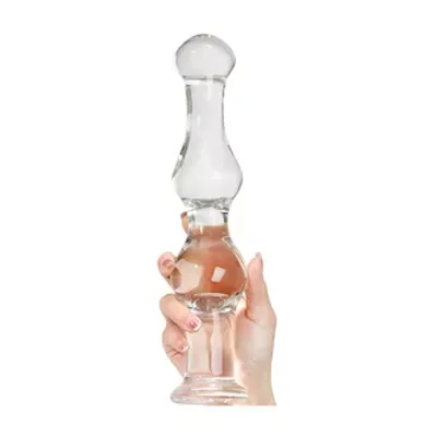lucent beaded giant glass wand