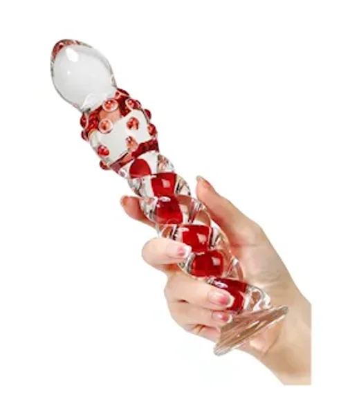 Lucent Entwined Glass Dildo — image 4 of 4