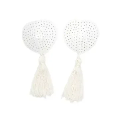 love heart nipple tassel