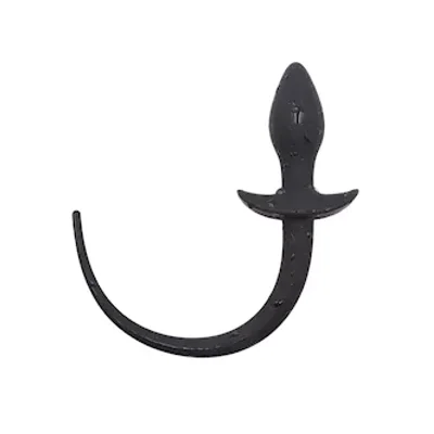 dog tail black
