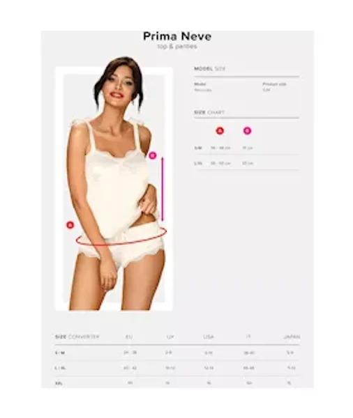 Obsessive Prima Neve Top & Panty — image 5 of 5