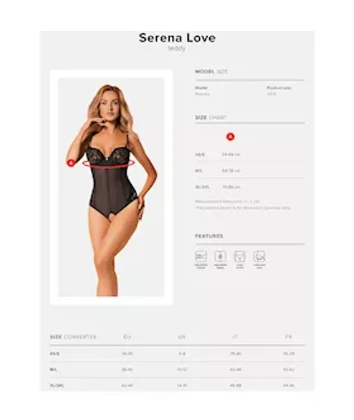Obsessive Serena Love Crotchless Teddy — image 5 of 5