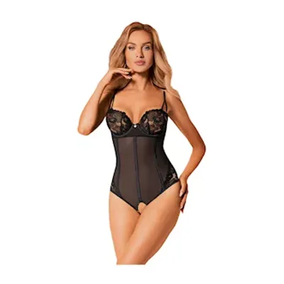 obsessive serena love crotchless teddy