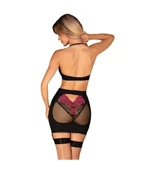 Obsessive Rosenty Teddy Top & Skirt — image 2 of 5