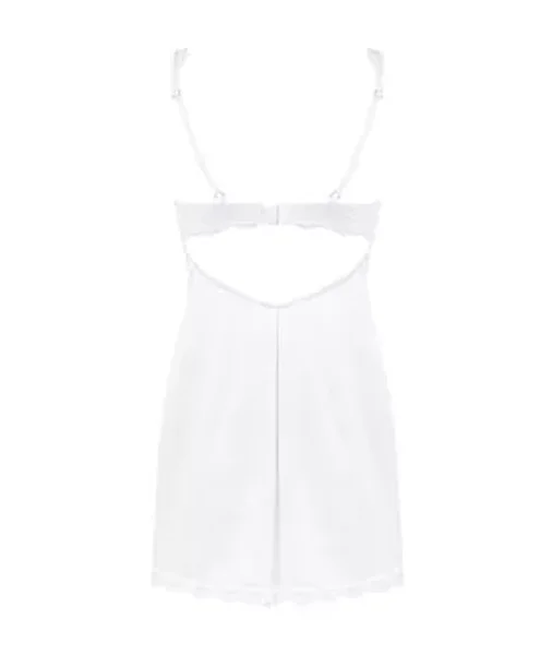 Obsessive Amor Blanco Underwire Chemise & Thong — image 4 of 5