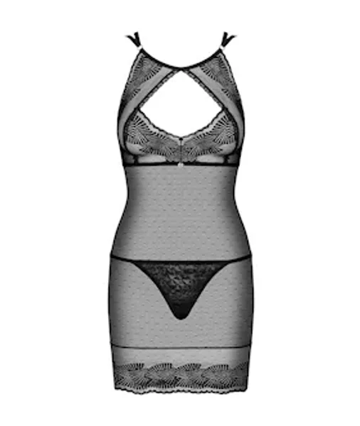 Obsessive Allastia Chemise & Thong — image 3 of 5