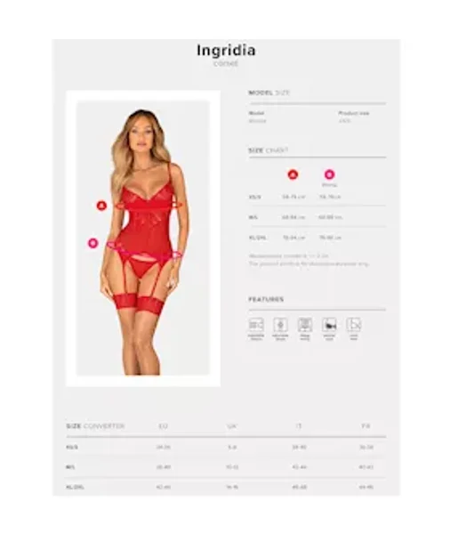 Obsessive Ingridia Corset & Thong — image 5 of 5