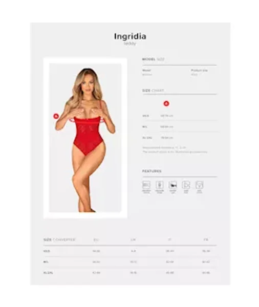 Obsessive Ingridia Crotchless Teddy — image 5 of 5