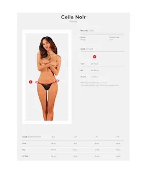 Obsessive Celia Noir Thong — image 5 of 5