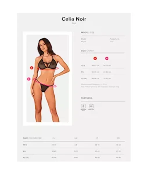 Obsessive Celia Noir Bikini Set — image 5 of 5