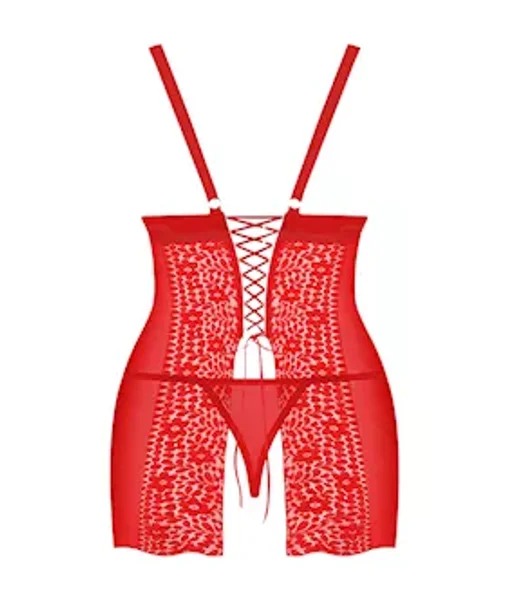 Obsessive Blossmina Chemise & Thong — image 4 of 5