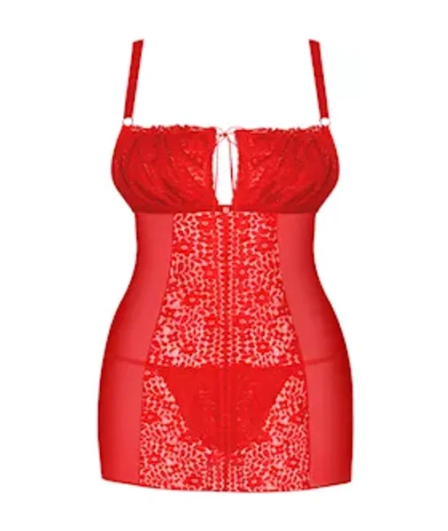 Obsessive Blossmina Chemise & Thong — image 3 of 5