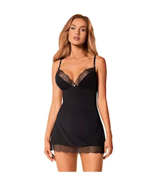 Obsessive Bella Rou Chemise & Thong — image 6 of 10
