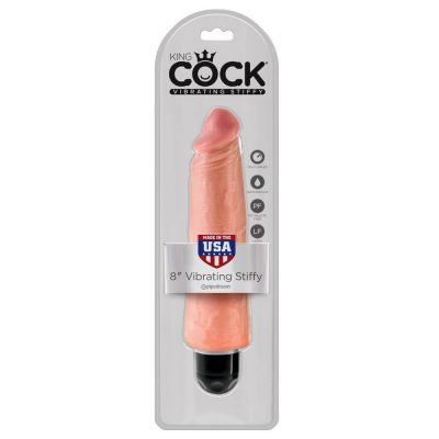 King Cock 8 Inch Vibrating Stiffy