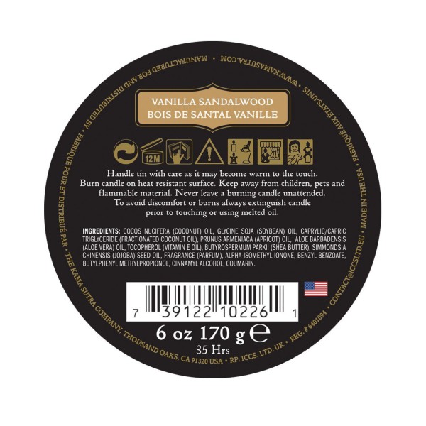 Kama Sutra Ignite Massage Candle Coconut Pineapple