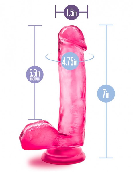 B Yours Sweet N Hard 1 Suction Cup Dildo