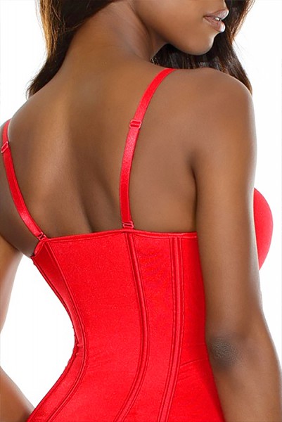 Coquette Love Note Stretch Knit Bustier