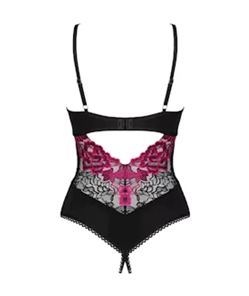 Obsessive Rosenty Crotchless Teddy — image 9 of 10